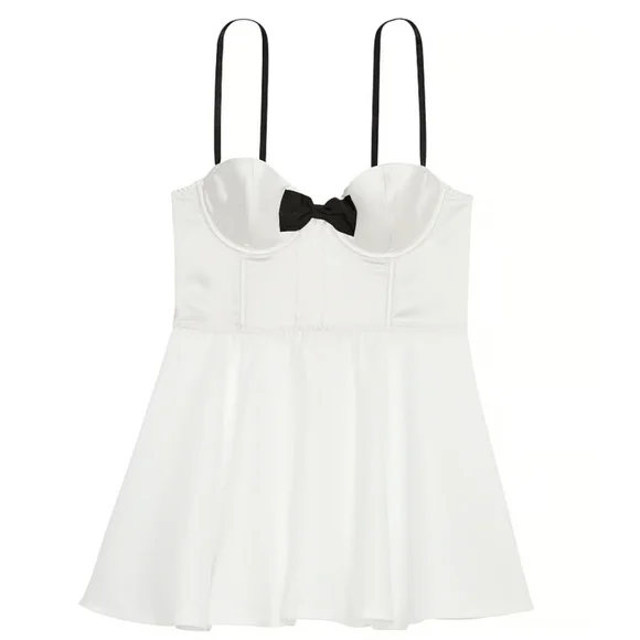Victoria's Secret Bow Top Bustier Slip Dress - Picture 7 of 13